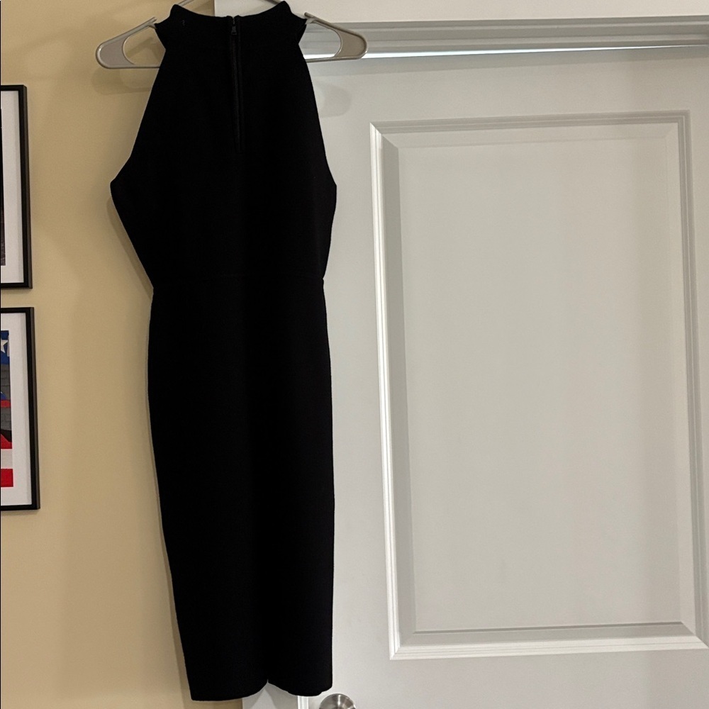 Milly little black Dress. Midi length. Bare shoulder. Bodycon. Medium - Picture 2 of 10